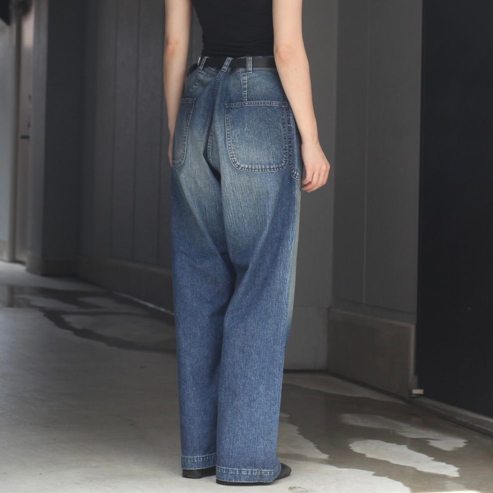 【残り一点】Navy Denim Utility Pants