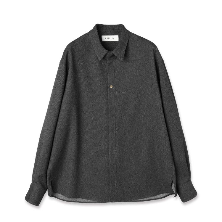 【残り一点】Faux Denim Front Fly Chin Tab Shirt
