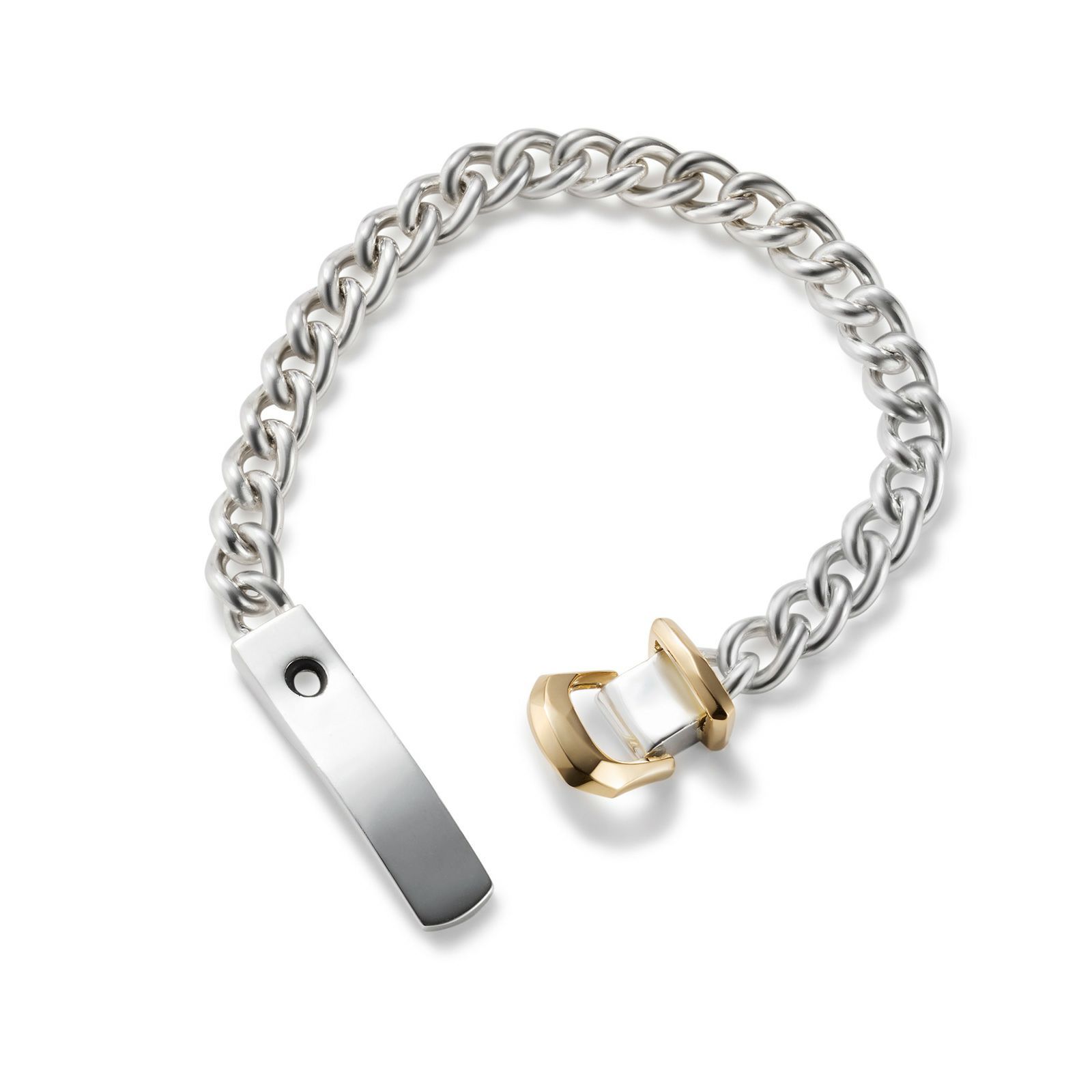 【お取り寄せ注文可能】Buckle Bracelet(SILVER×GOLD)