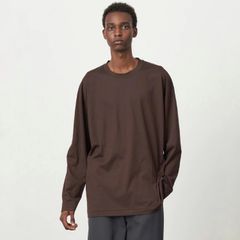 【残りわずか】Suvin60/2 Oversized Long-Sleeve T-shirt