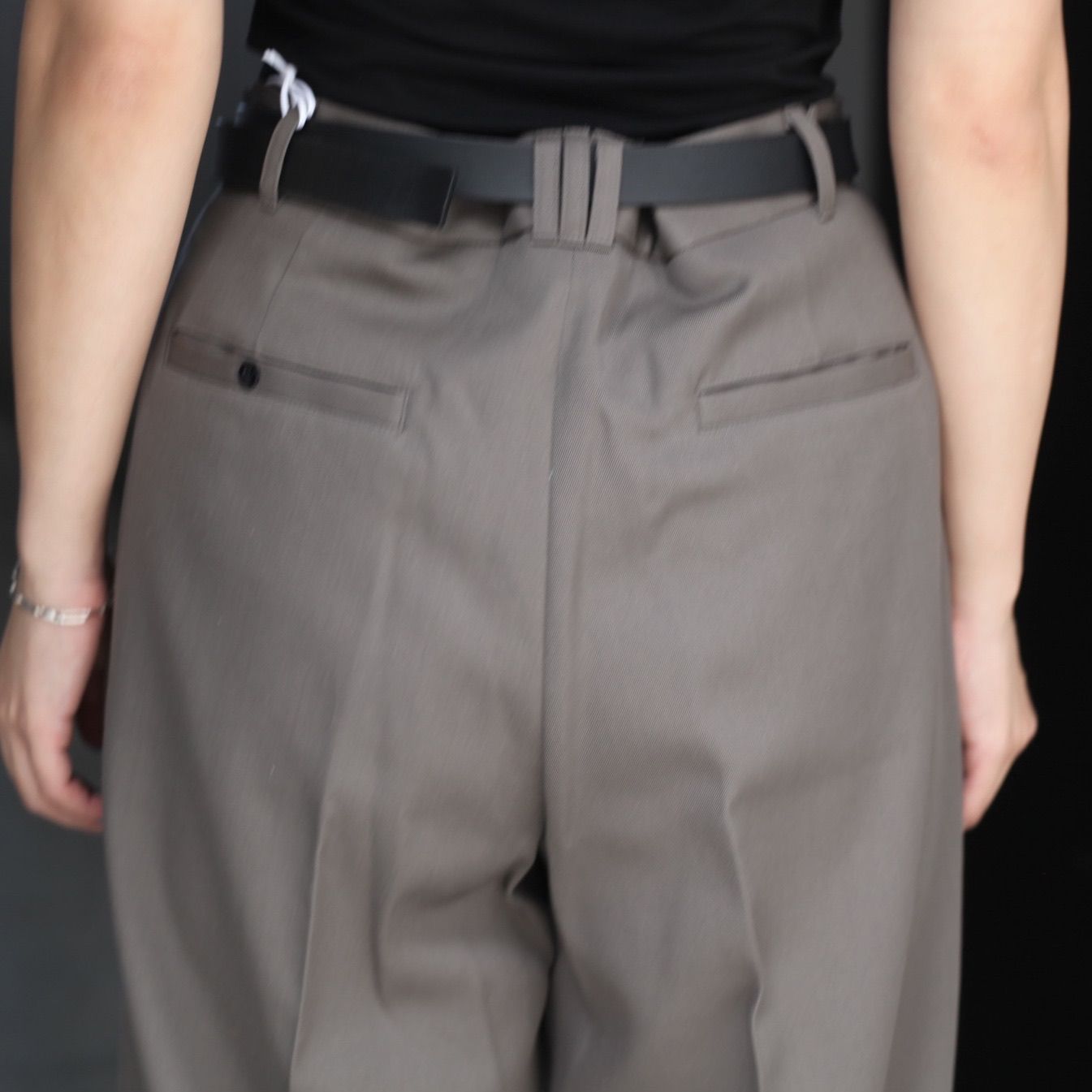 【残り一点】3pleated Wide-leg Trousers