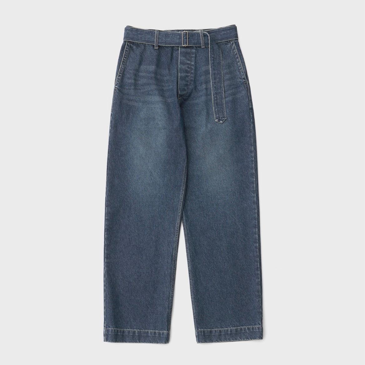 【残り一点】Plenty Belted Denim Slacks