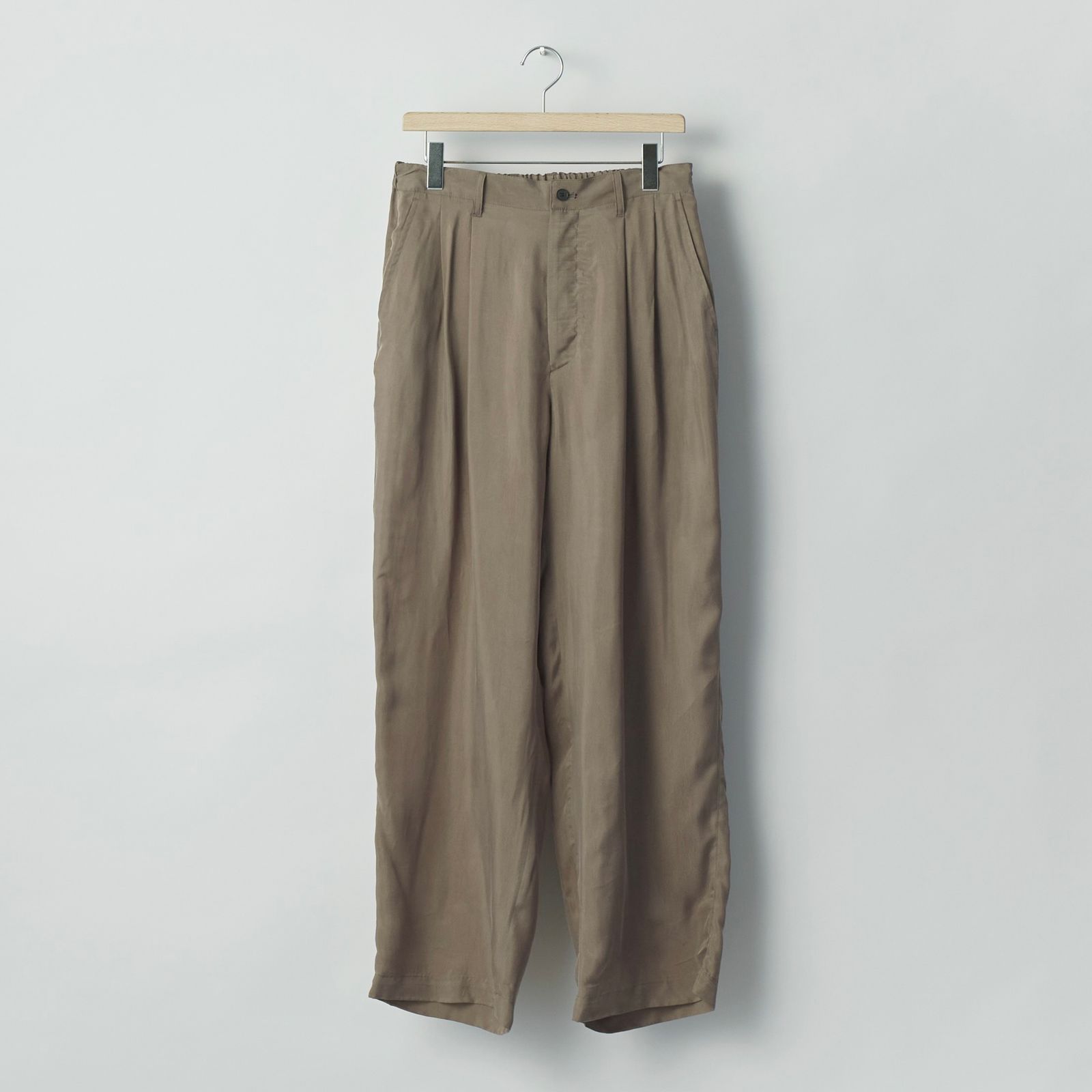 【残り一点】Cupro Fibril Wide Easy Trousers