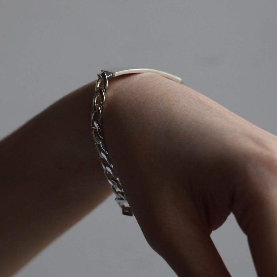 【残り一点】ID Bracelet_XL(SILVER)