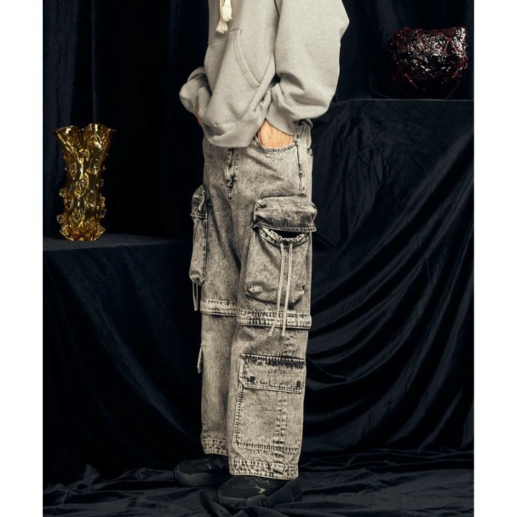 MAISON SPECIAL - 【残り一点】Big Pocket 2way Baggy Denim MAISON SPECIAL - 【残り一点】Big Pocket 2way Baggy Denim