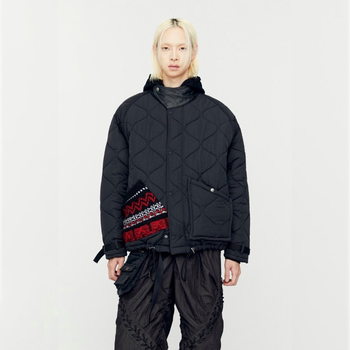 ANDERSSON BELL - 【残り一点】Nordic Knit Patch Quilted Short Parka | ACRMTSM  ONLINE STORE