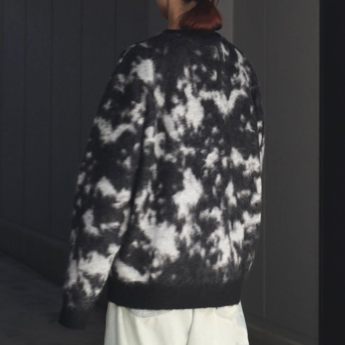 【残り一点】Kid Mohair Jacquard Cardigan