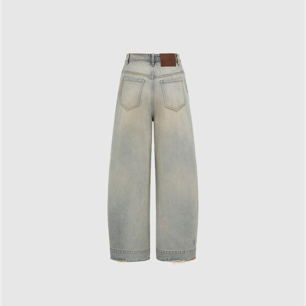 【残り一点】Washed Denim Deconstructed Cargo Jeans