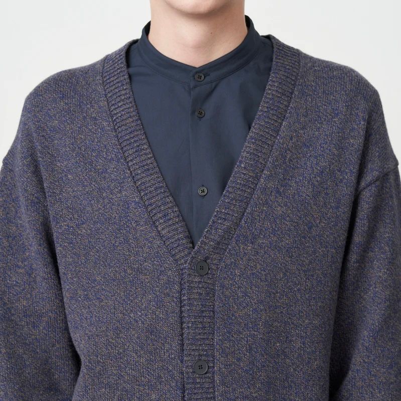 ATON - 【残り一点】Wool Mouline Oversized Cardigan | ACRMTSM ...