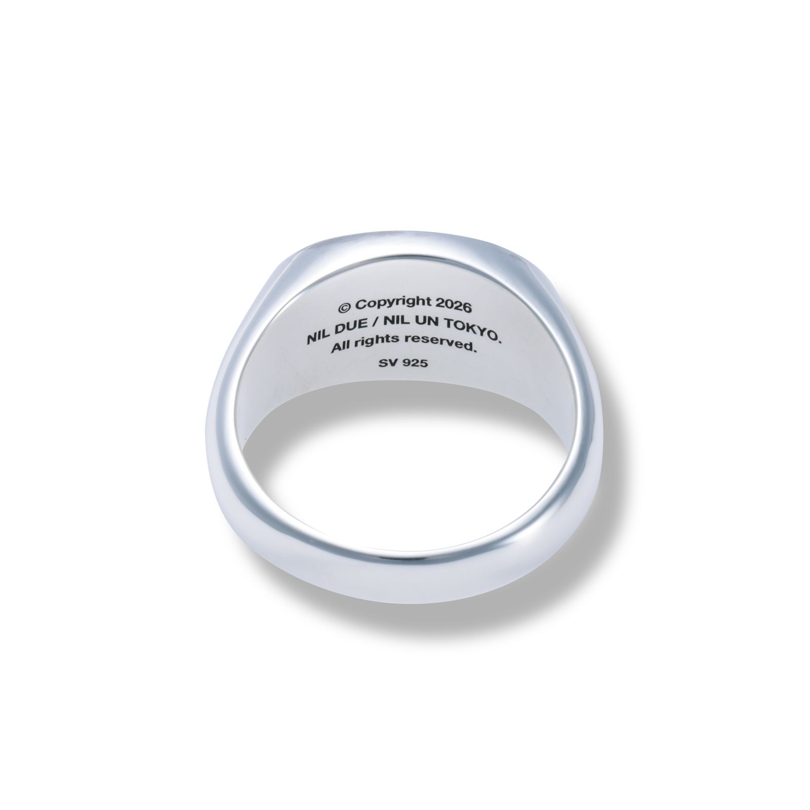 【残り一点】Oval Signature Ring(SILVER)