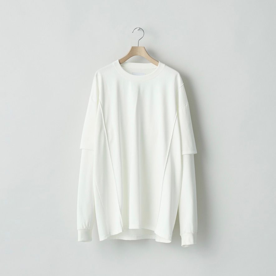 【残り一点】Oversized Layered Sleeve Tee