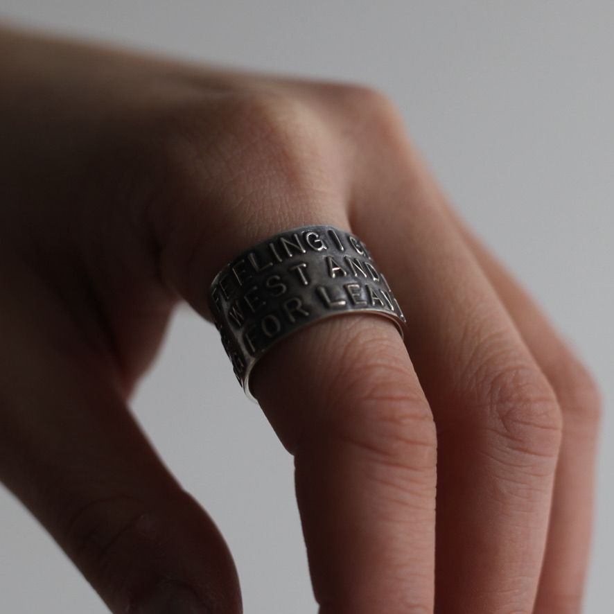 【残り一点】Stairway to Heaven Wide Ring(SILVER)