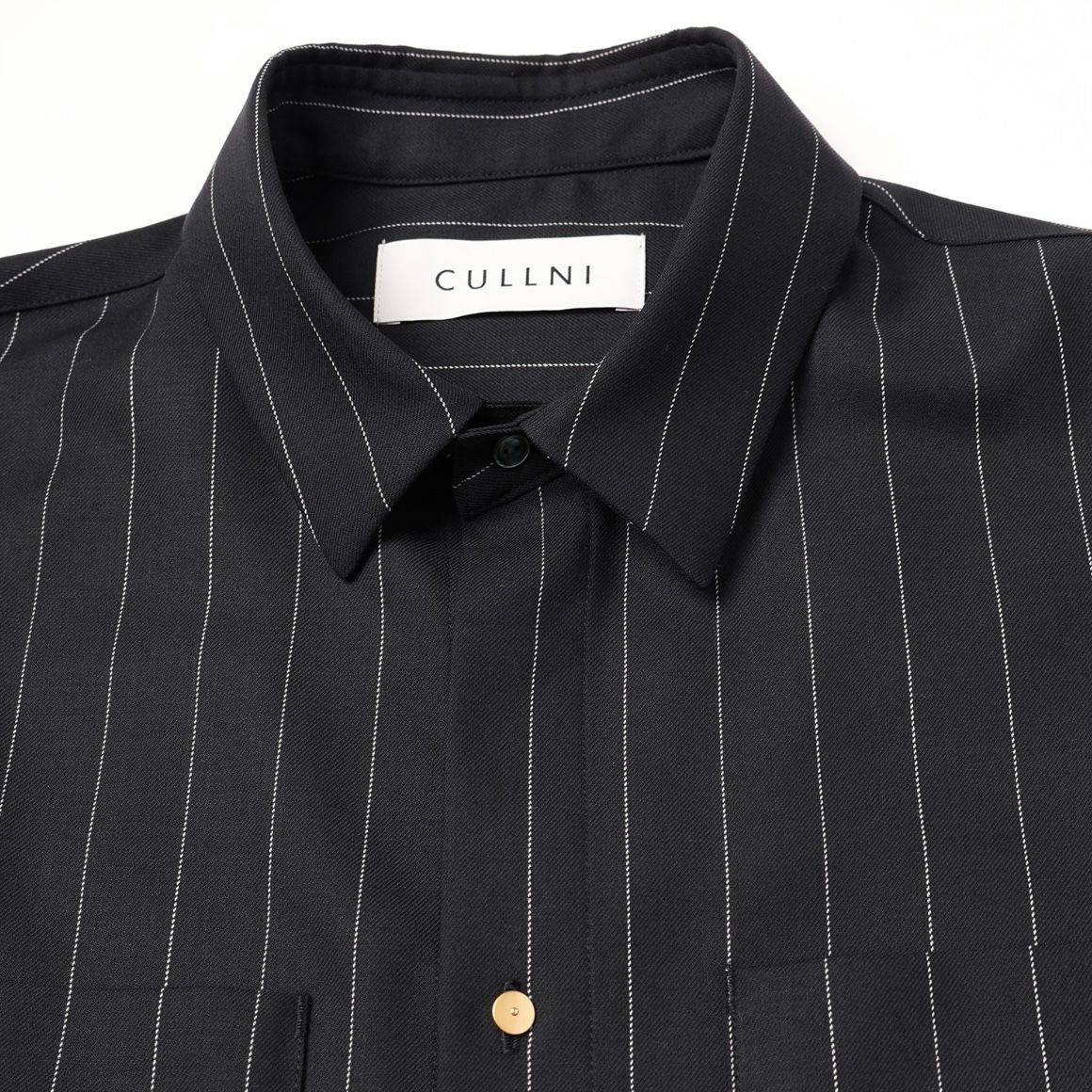 CULLNI - 【残り一点】Stripe Twill Square Pocket Shirt | ACRMTSM