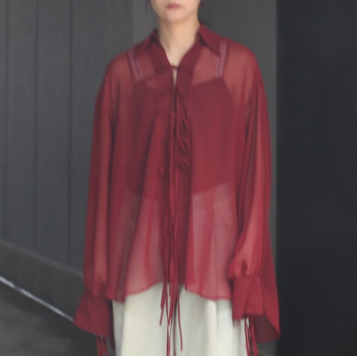 【残り一点】Sheer Corded Shirts