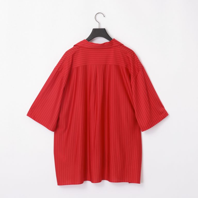【残り一点】36G Silk Stripe Ether SS Shirt