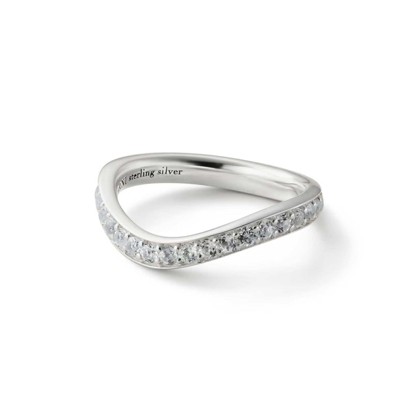 【お取り寄せ注文可能】Curved Eternity Ring