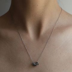 【お取り寄せ注文可能】Rock Beads Necklace 2(SILVER)