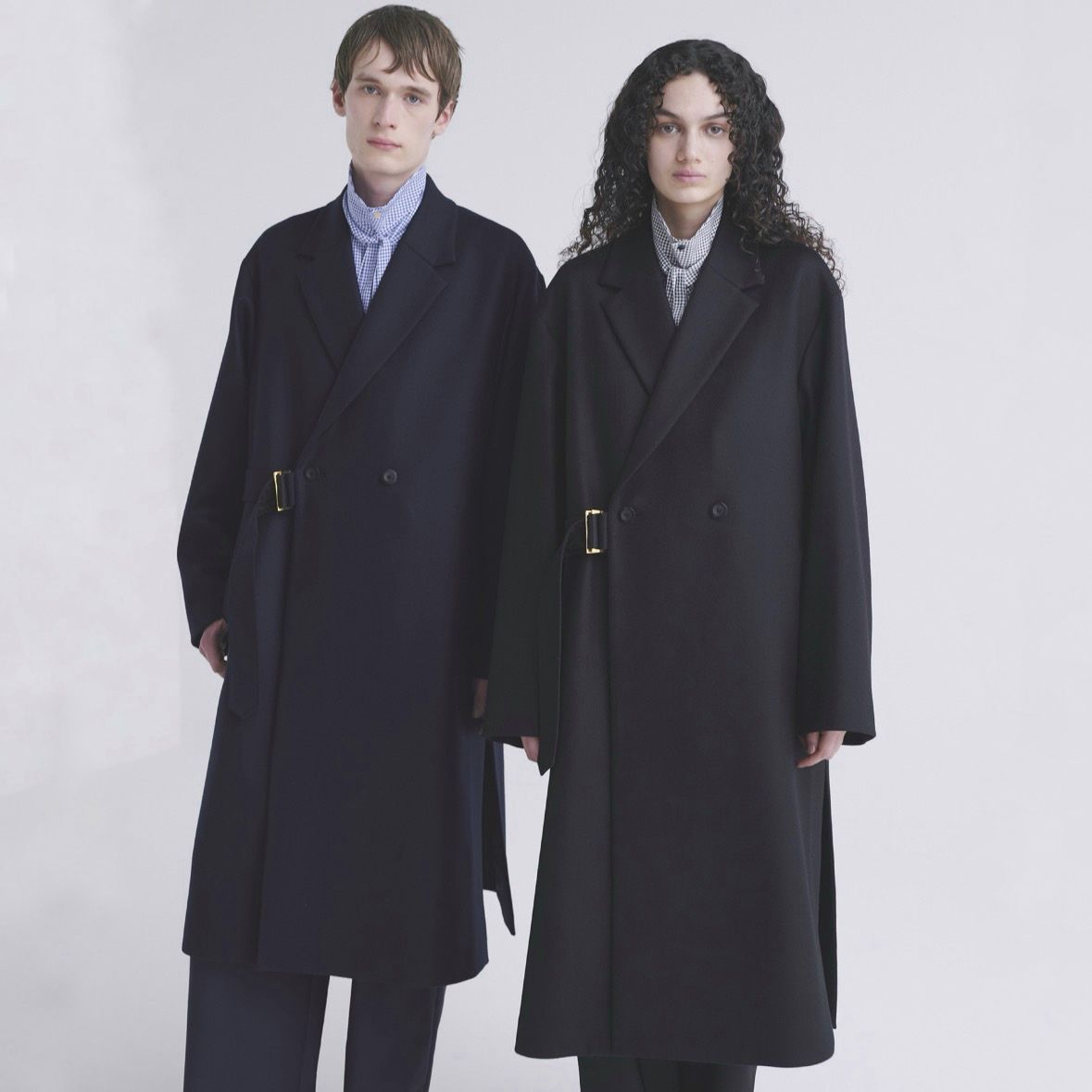 【残り一点】Wool Melton Tie Locken Long Chester Coat