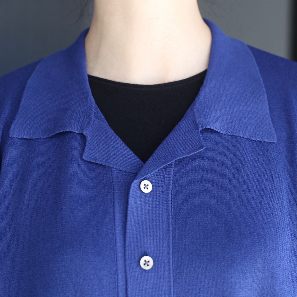 【残り一点】Washi Open Collar S/S Shirt