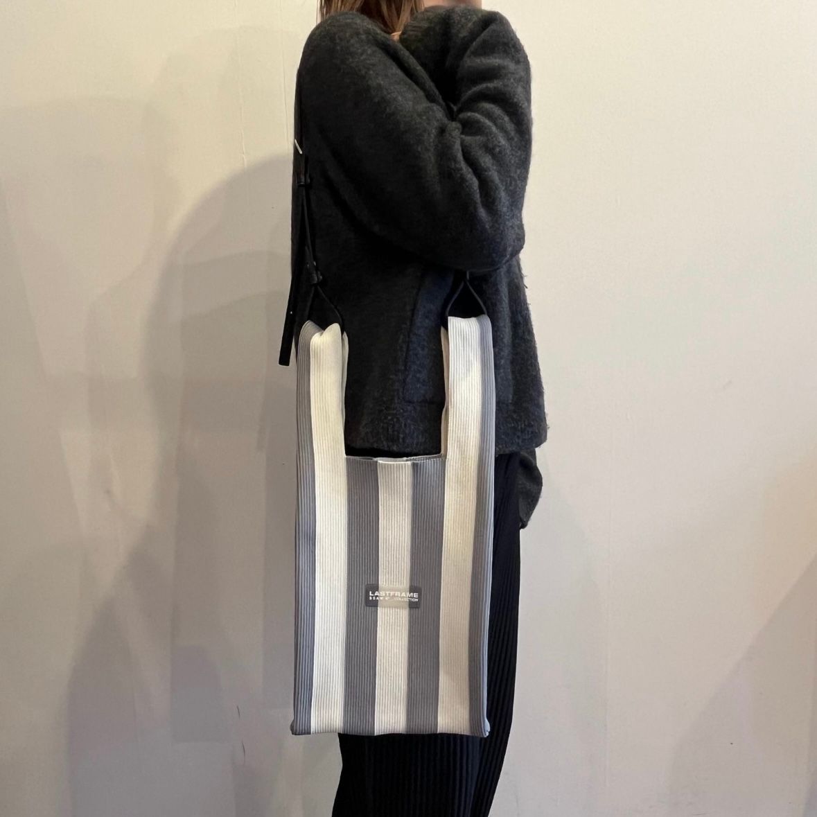 【残り一点】Stripe Market Bag_Medium
