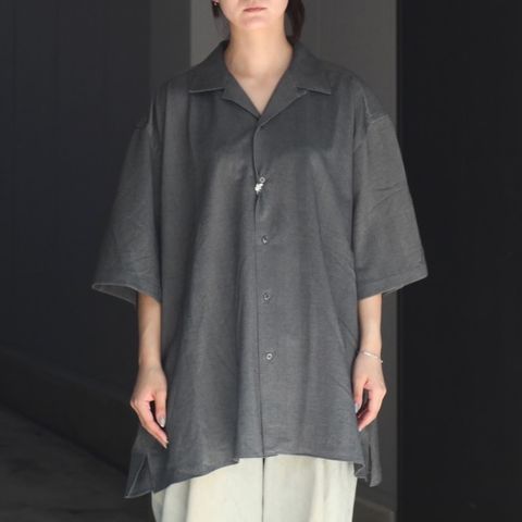 【残り一点】28G Loop Yarn Glen Check Ether Shirt