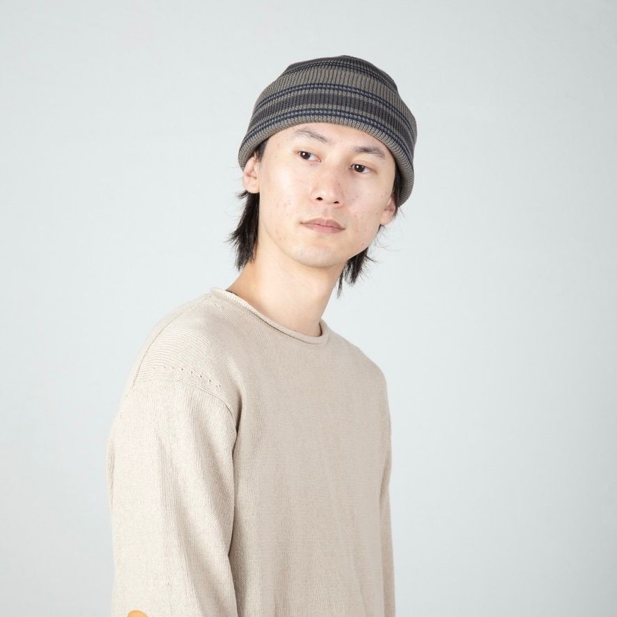 【残り一点】RV Border Short Beanie