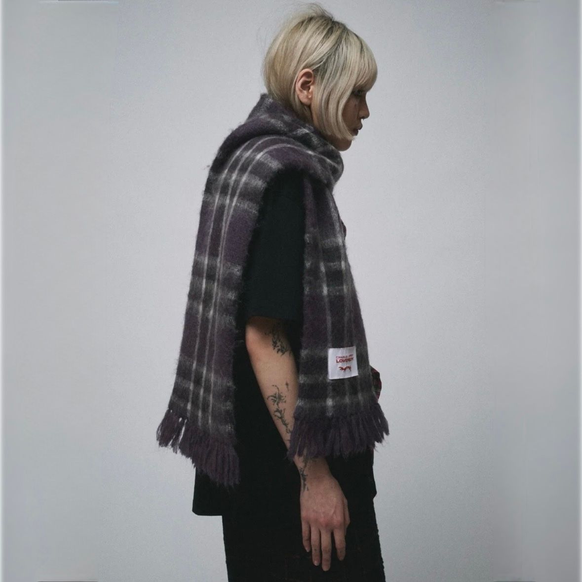 【残り一点】Brushed Mohair Scarf