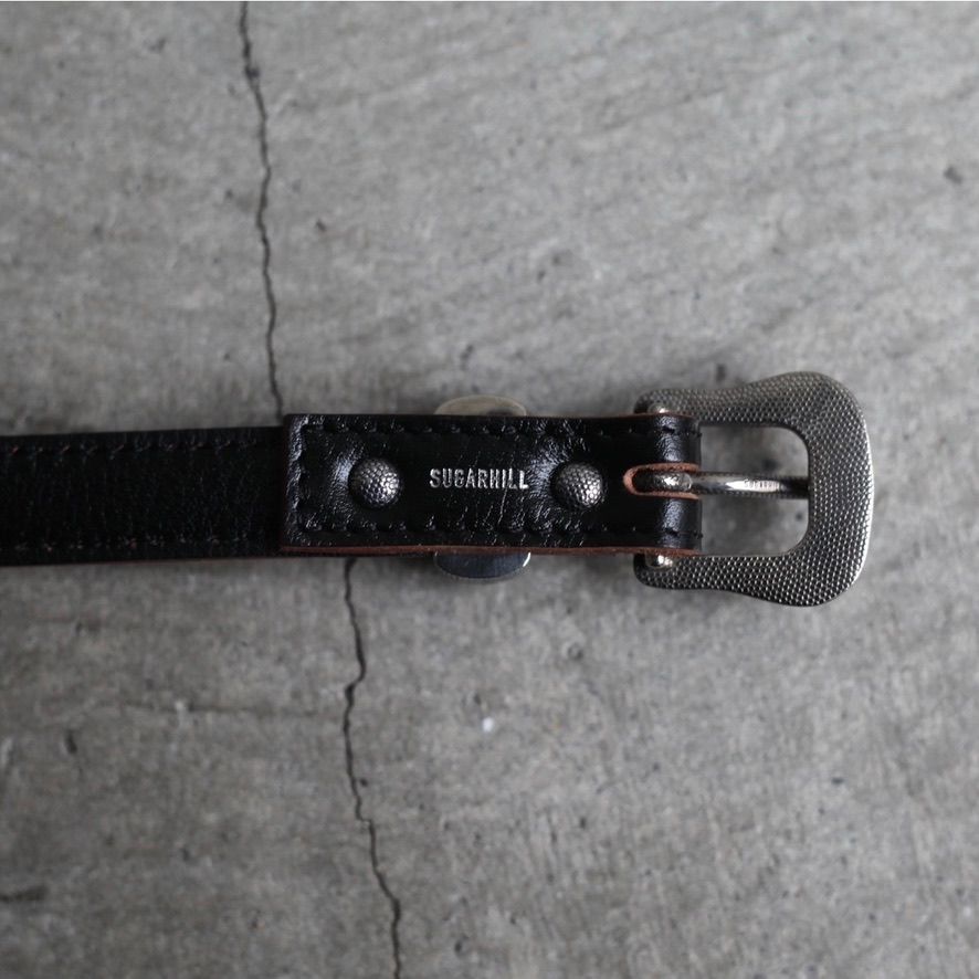 【残り一点】Dotted Western Buckle Belt(SILVER)