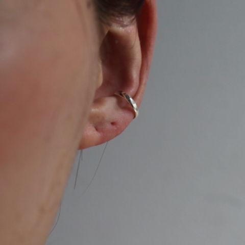 【残り一点】Narrow Ear Cuff_No.3(SILVER)