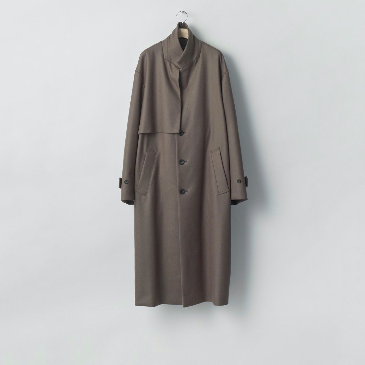 【残りわずか】Wool Melton Lay Chester Coat