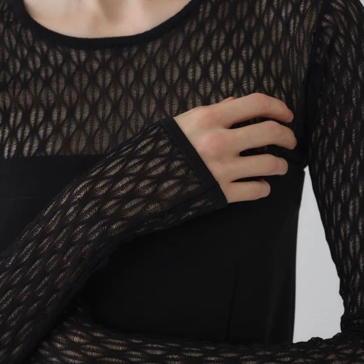 【残り一点】Lace Knitting Tops
