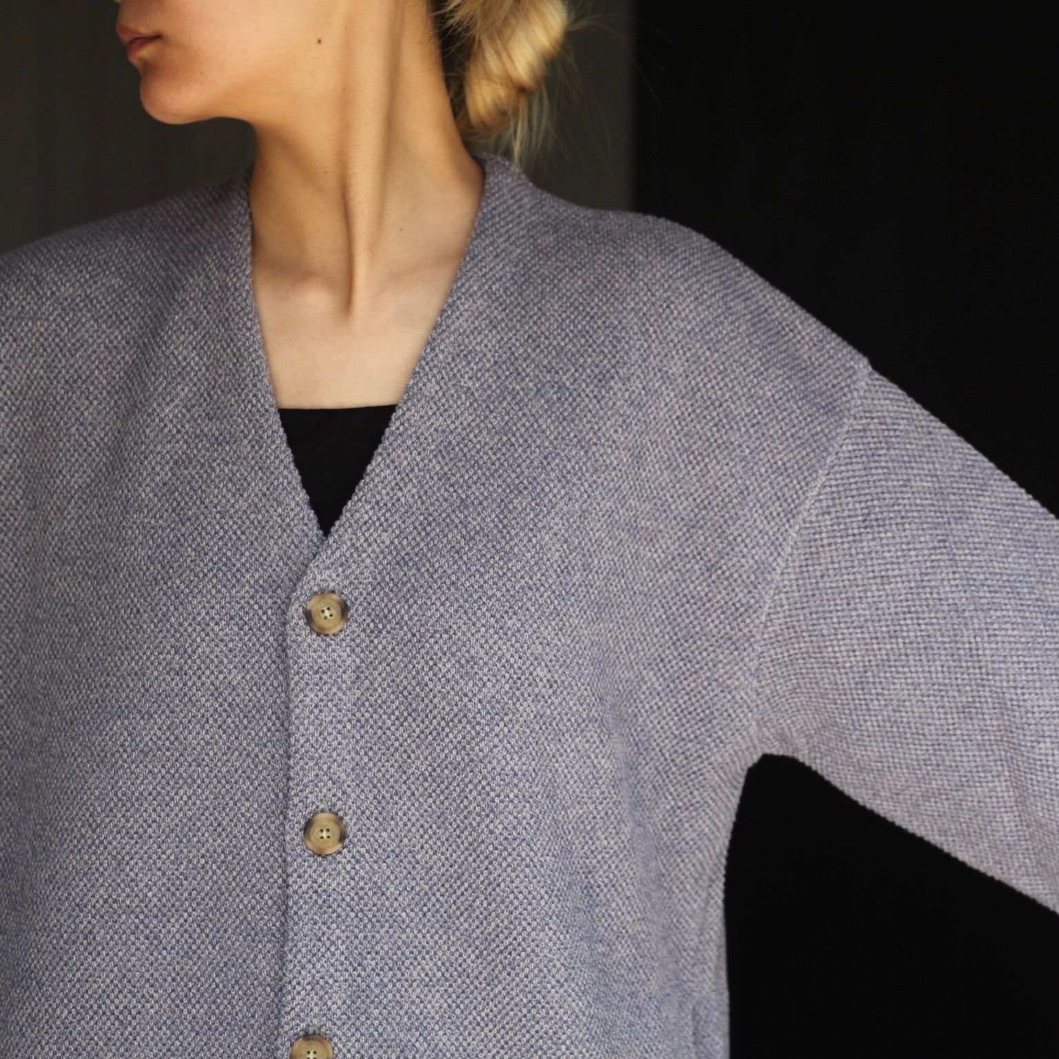 crepuscule - 【残りわずか】Moss Stitch V/N Cardigan | ACRMTSM 