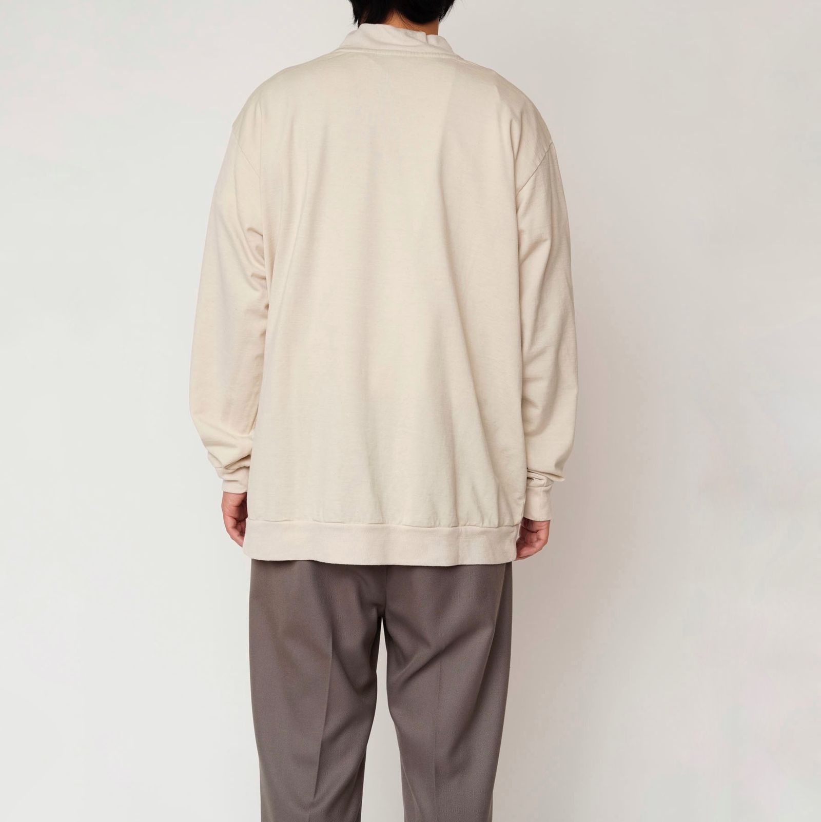 【残り一点】Wool Mock Neck Sweat Shirt