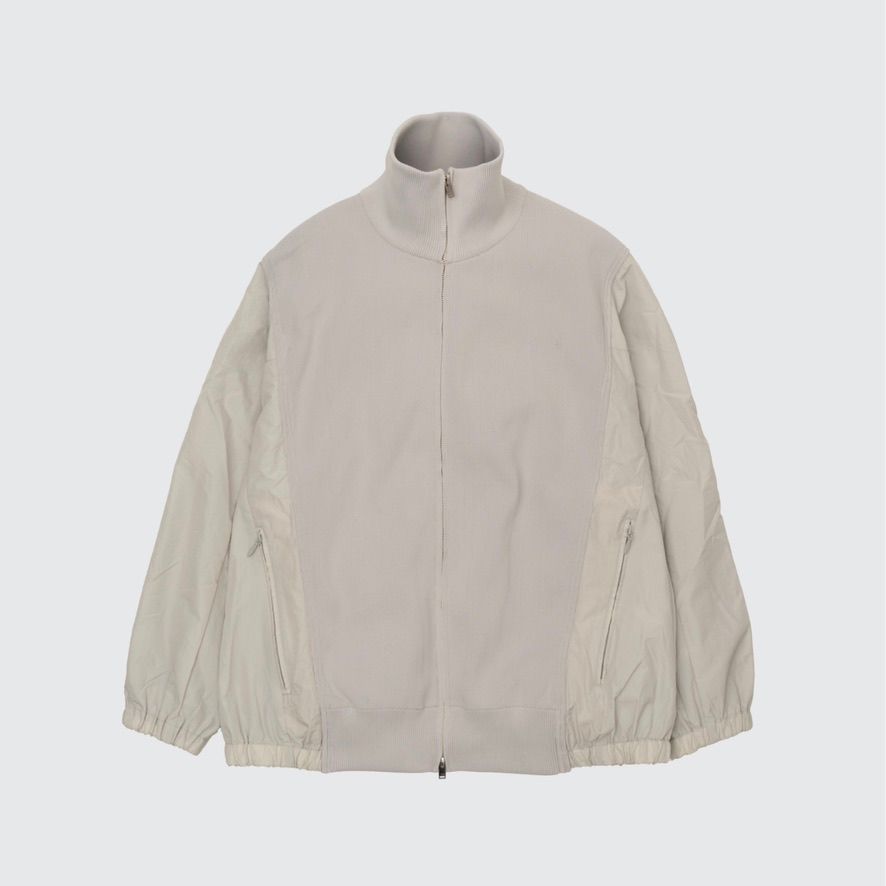 【残り一点】Connected Rib Knit Trucker Jacket