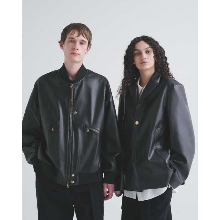 【残り一点】Faux Leather MA-1
