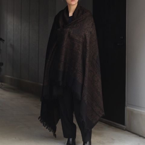 【残りわずか】Tibetan Paisley Jacquard Stole