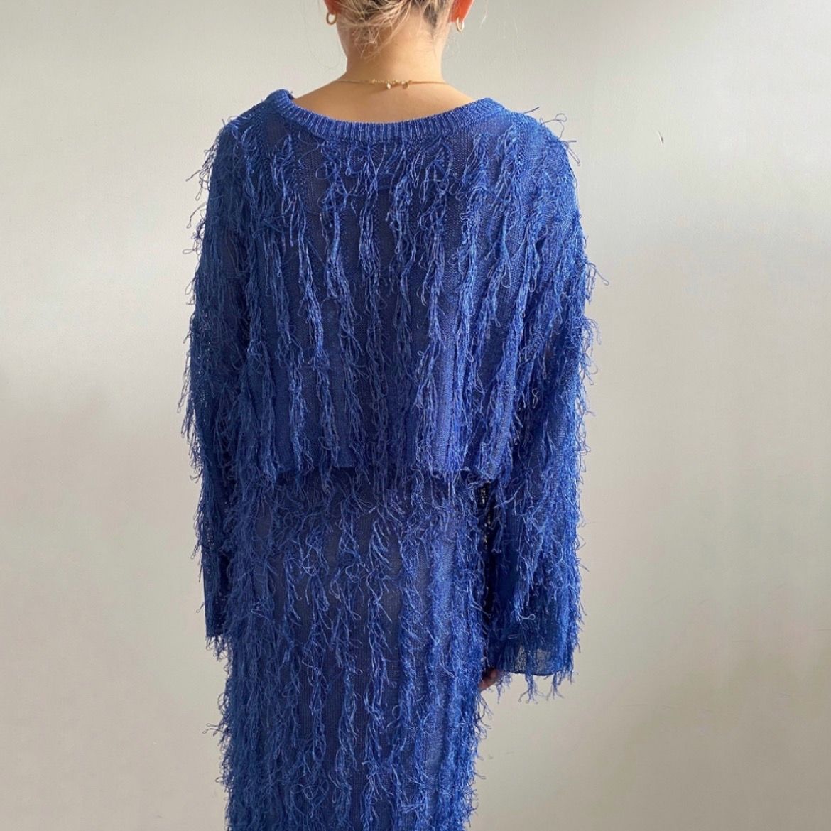 【残り一点】Bright Loop Fringe Short Tops
