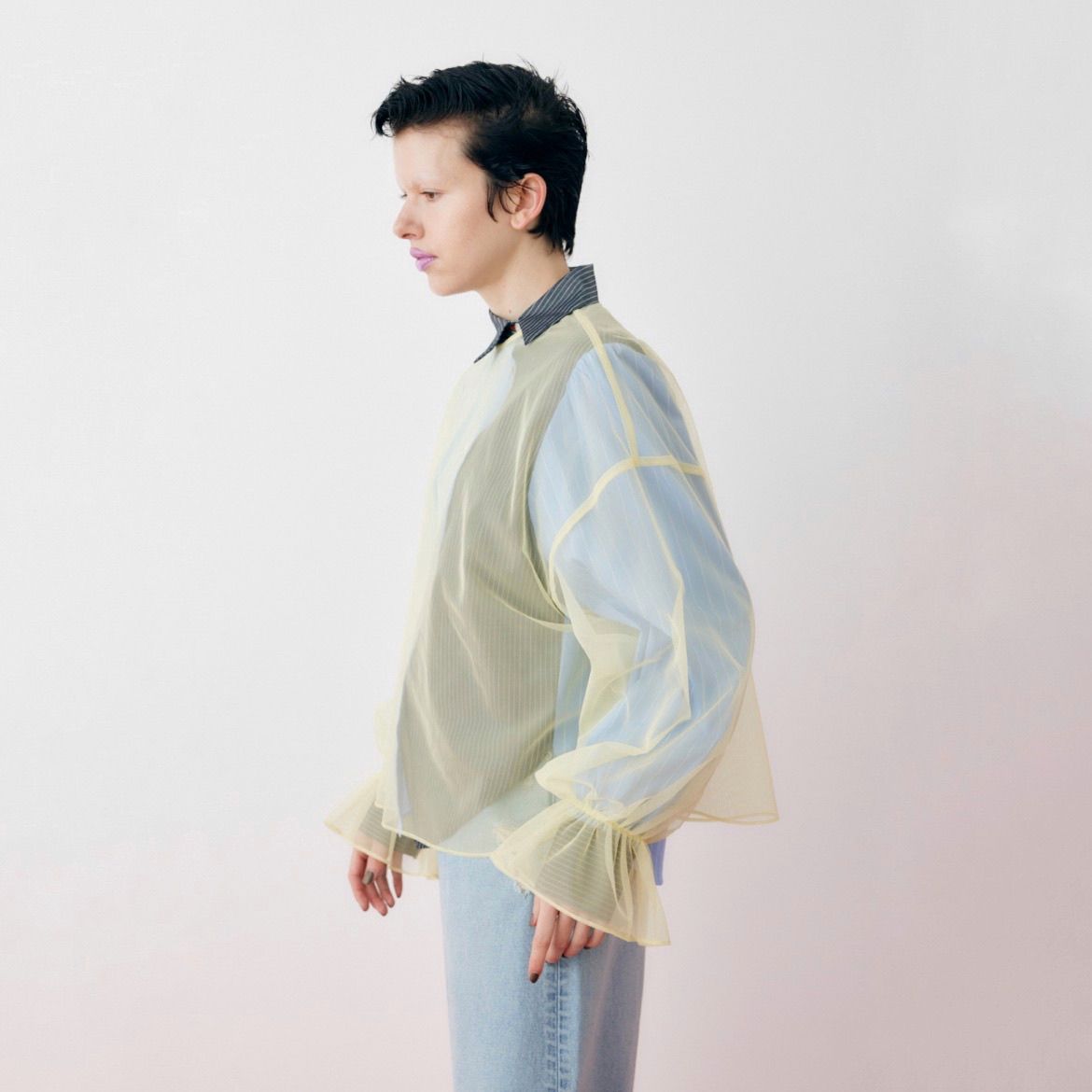 【残り一点】Tulle Blouse