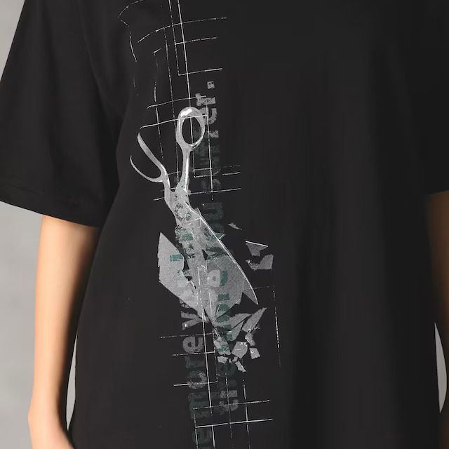 【残り一点】ハサミ柄カットソー