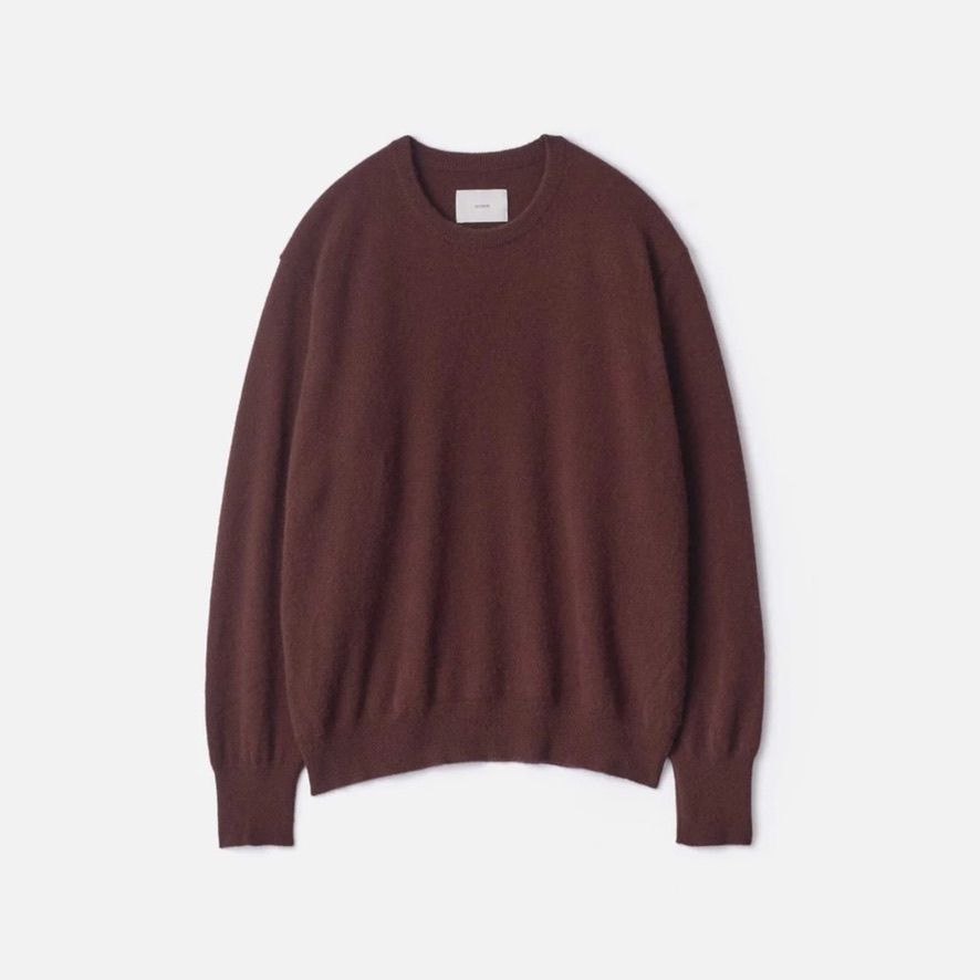 【残り一点】Pure Cashmere Knit Crew Neck LS