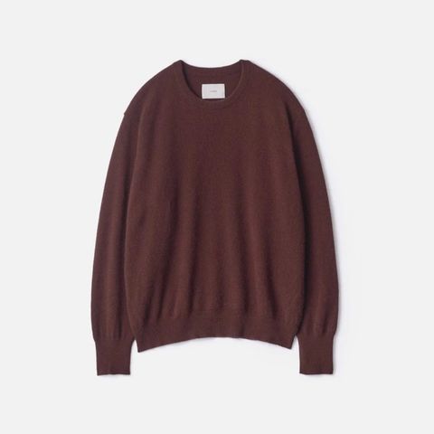 【残り一点】Pure Cashmere Knit Crew Neck LS