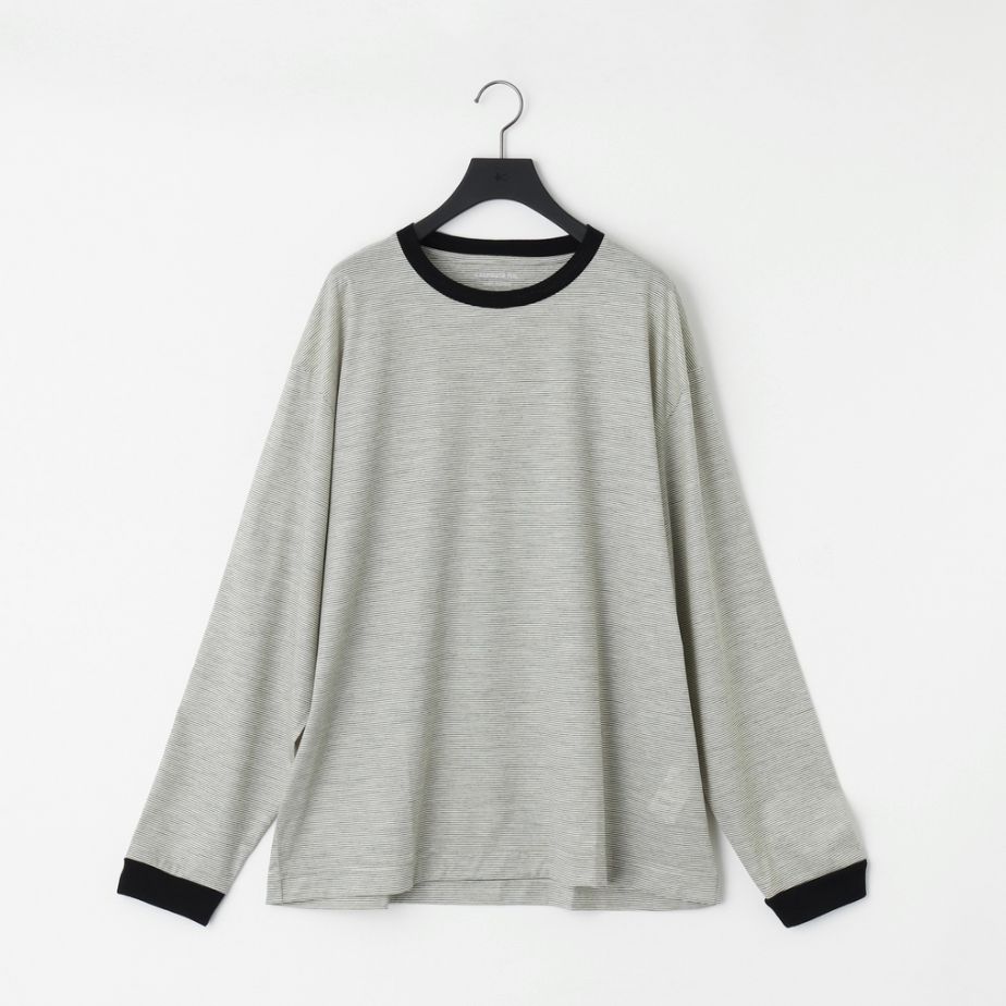 【残り一点】32G Wool Stripe LS Tee