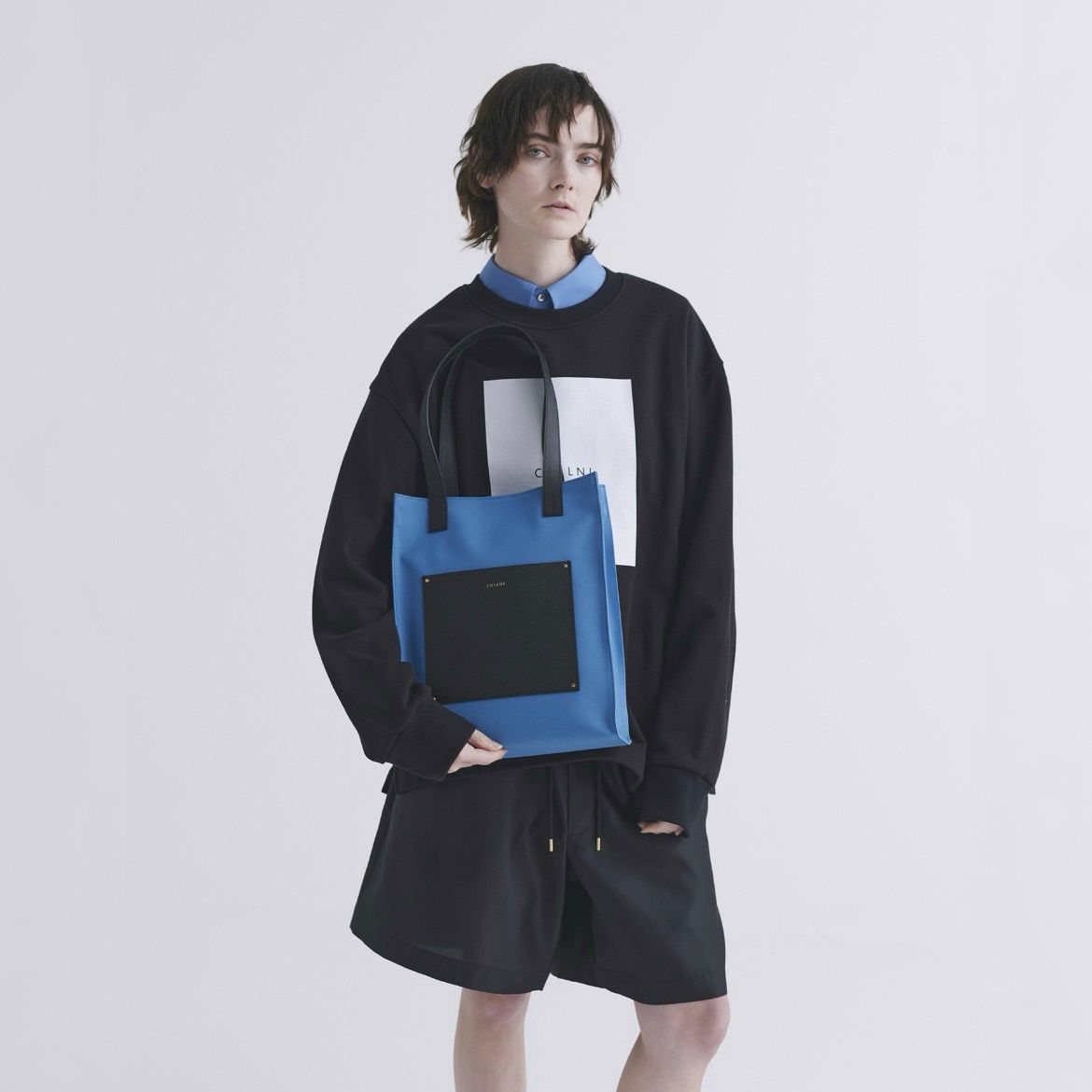 【残り一点】Leather Pocket Canvas Tote