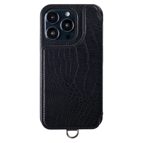 【残り一点】Poche Flat(BLACK_CROCO)