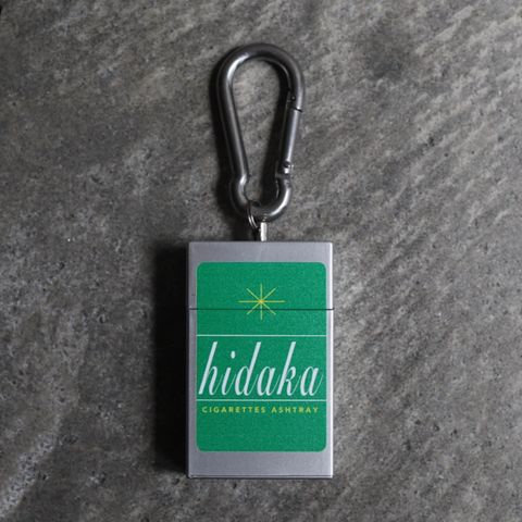 【残り一点】Portable Ash Tray_HI-LITE(GREEN)
