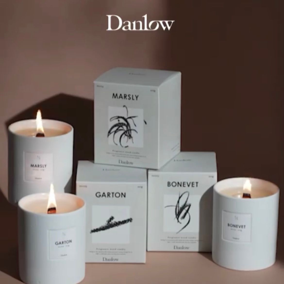 Danlow - 【残り一点】Fragrance Wood Candle(BLENCOF) | ACRMTSM