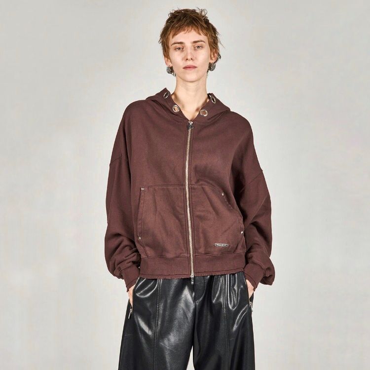 【残り一点】Eyelet Hoodie Parka