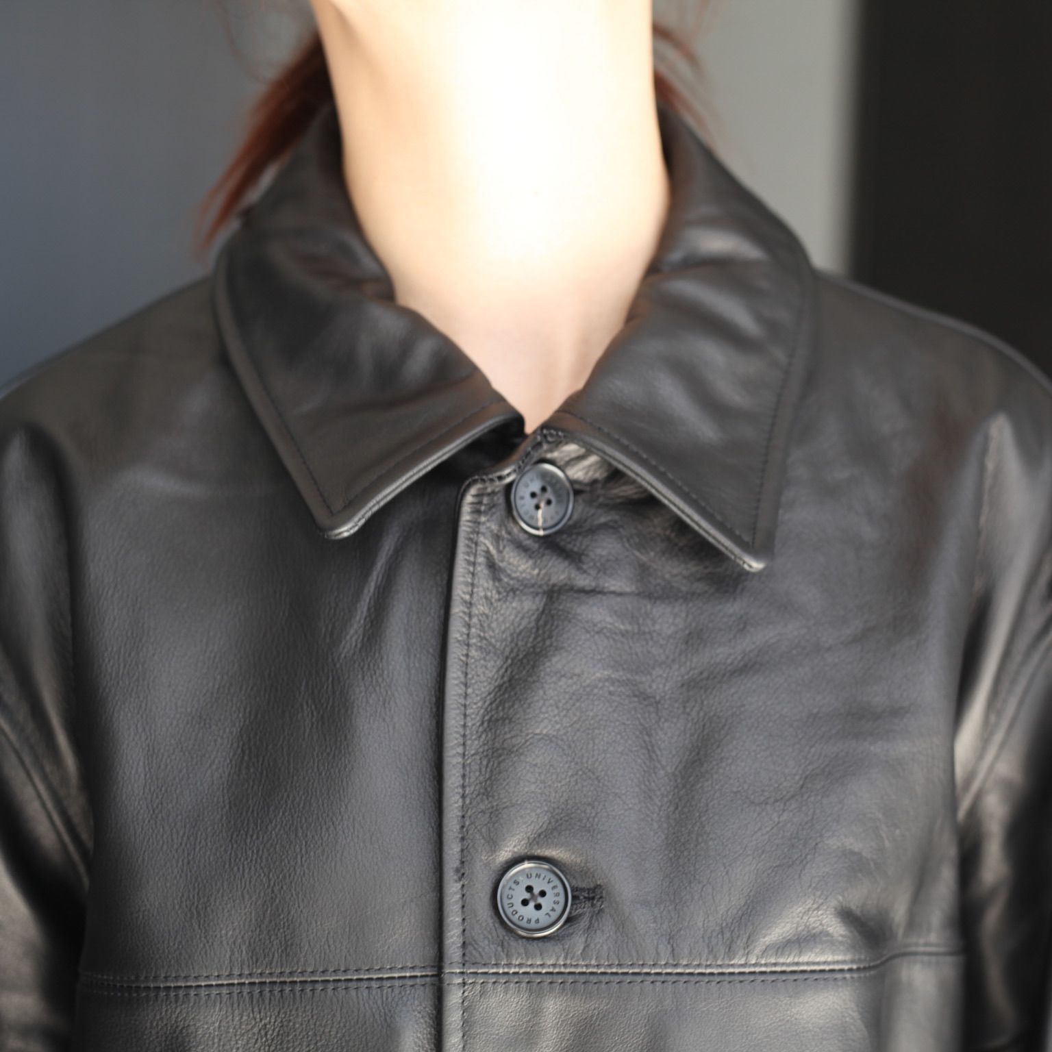 ジャケット・アウター UNIVERSAL PRODUCTS SHEEP LEATHER CARCOAT UNIVERSAL PRODUCTS《ユニバーサルプロダクツ》SHEEP LEATHER