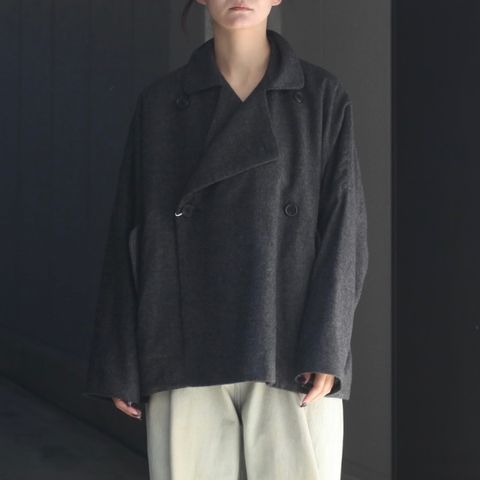 【残り一点】縮絨ウールWワイドショートCT