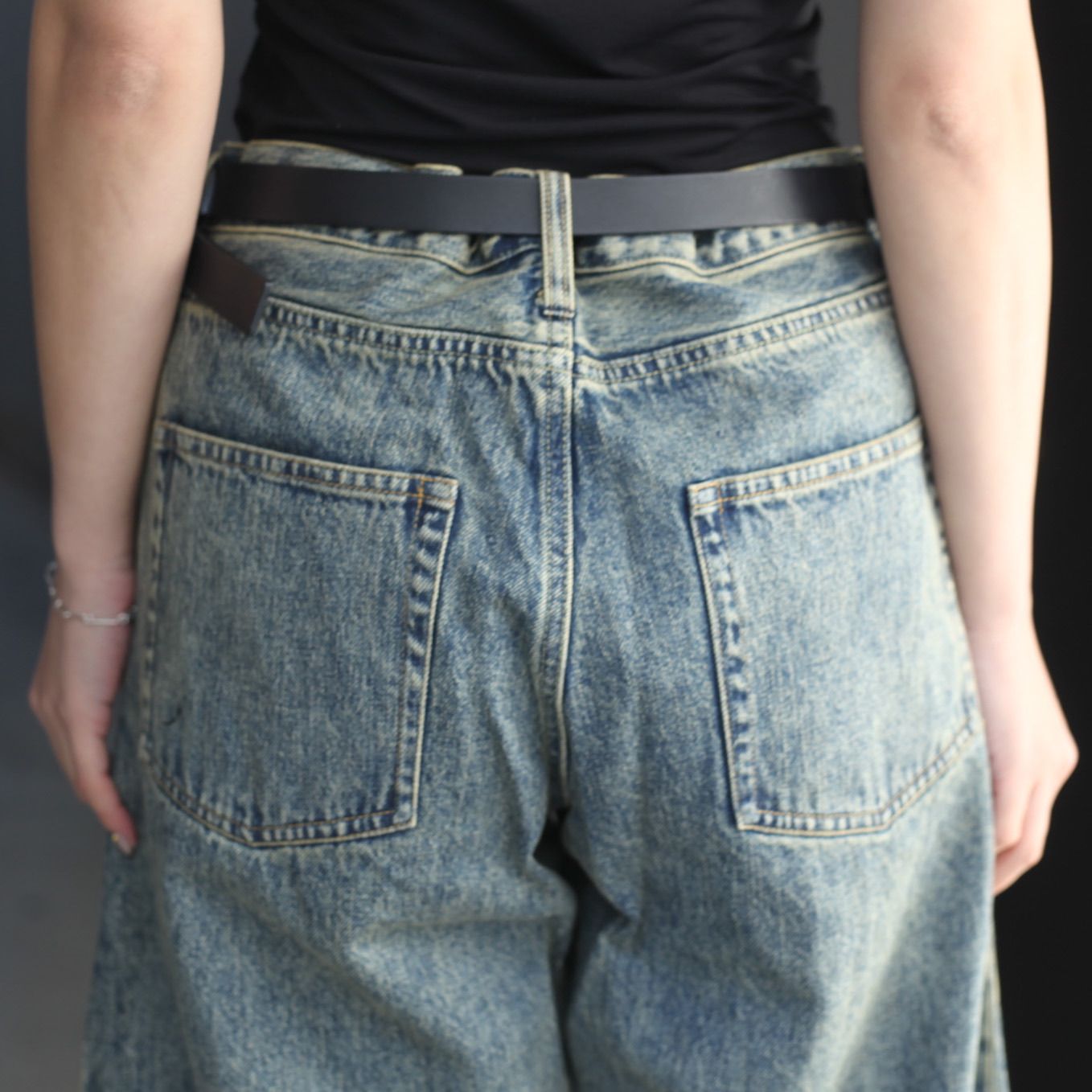 【残りわずか】Deformation Wide Denim Jeans
